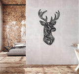 Zentangle Deer | Metal Wall Art