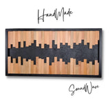 ・"SoundWave"・Premium Wood Handmade Wall Sculpture - Limited Edition