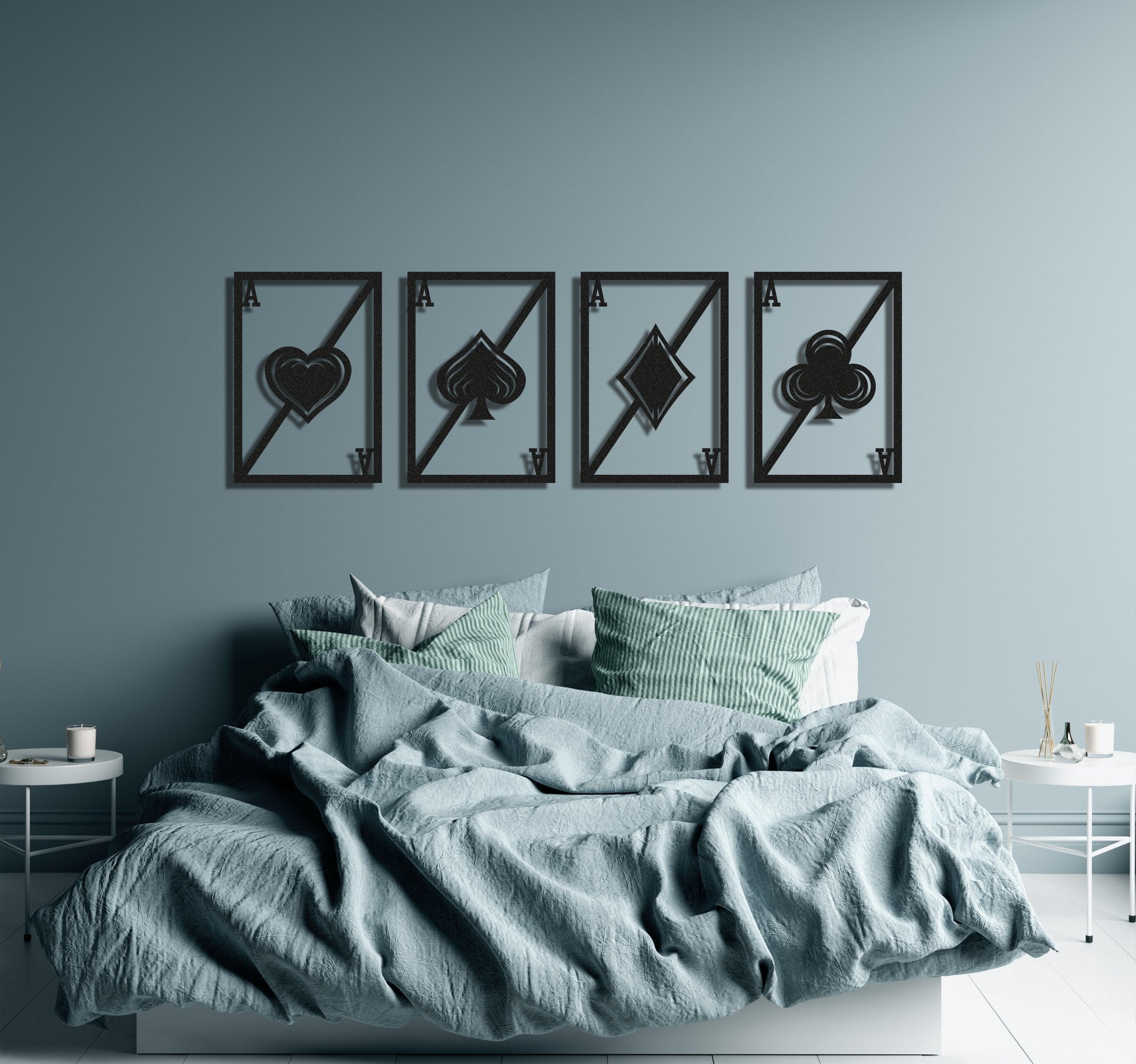 ・"Aces of Spades "・Premium Metal Wall Art - Limited Edition - ArtDesigna Glass Printing Wall Art