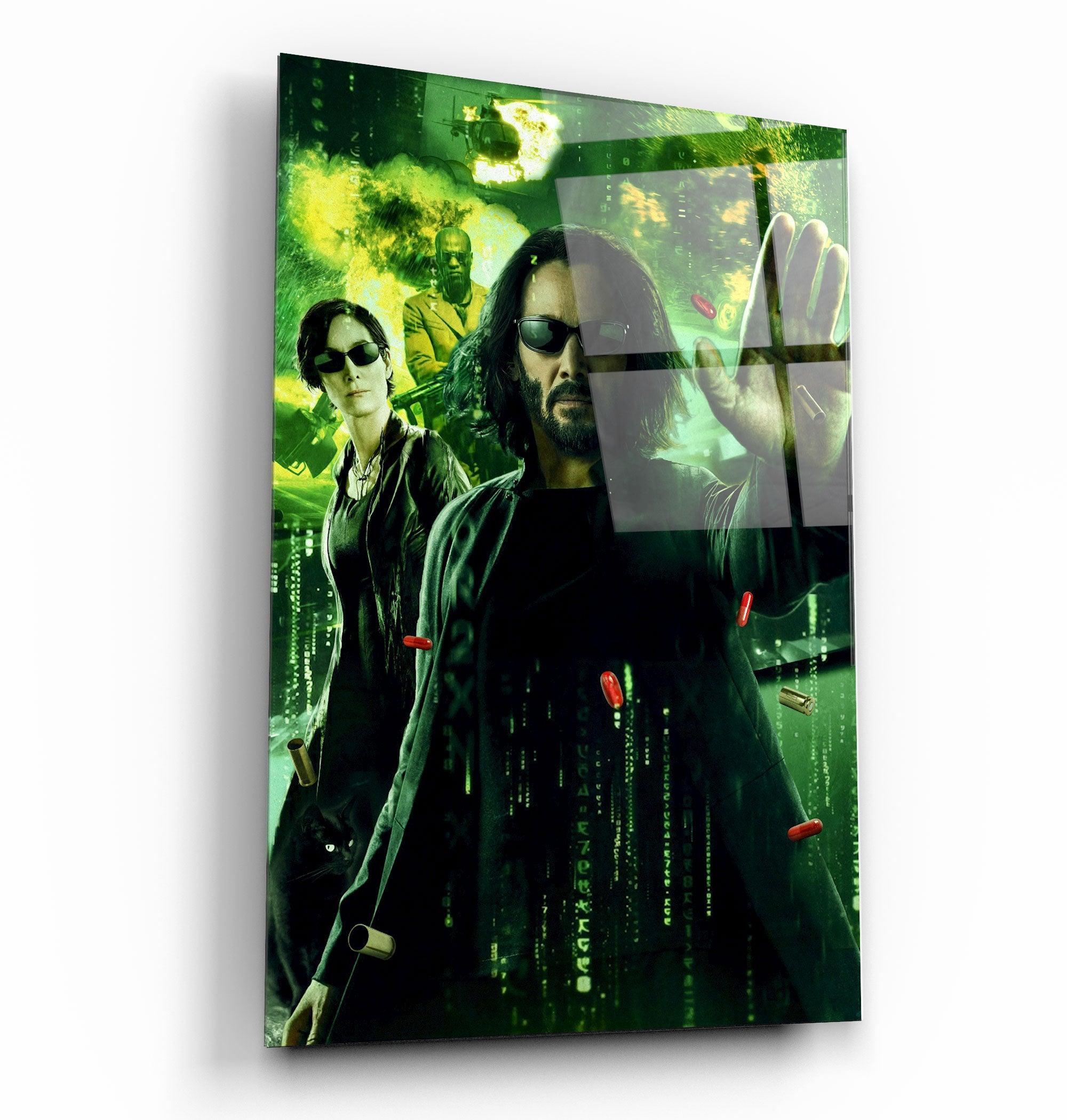 ・"Reborn Of The Matrix"・Designers Collection Glass Wall Art - ArtDesigna Glass Printing Wall Art