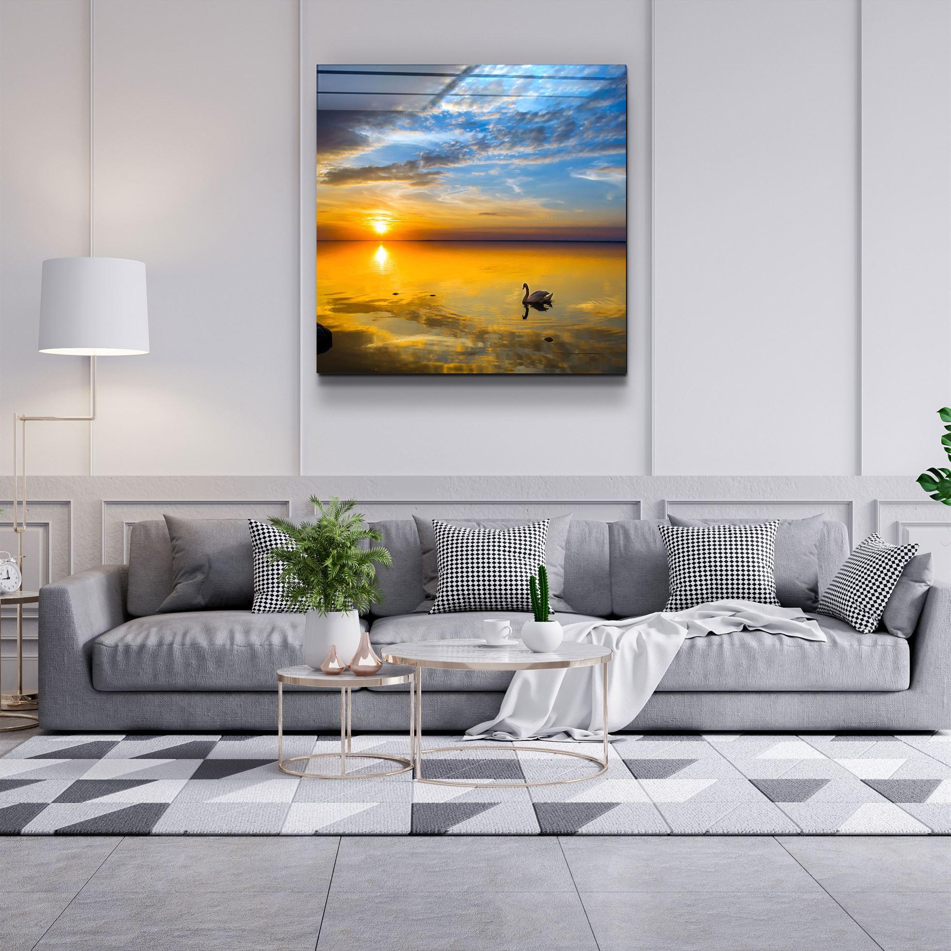 ・"Sunset"・Glass Wall Art - ArtDesigna Glass Printing Wall Art