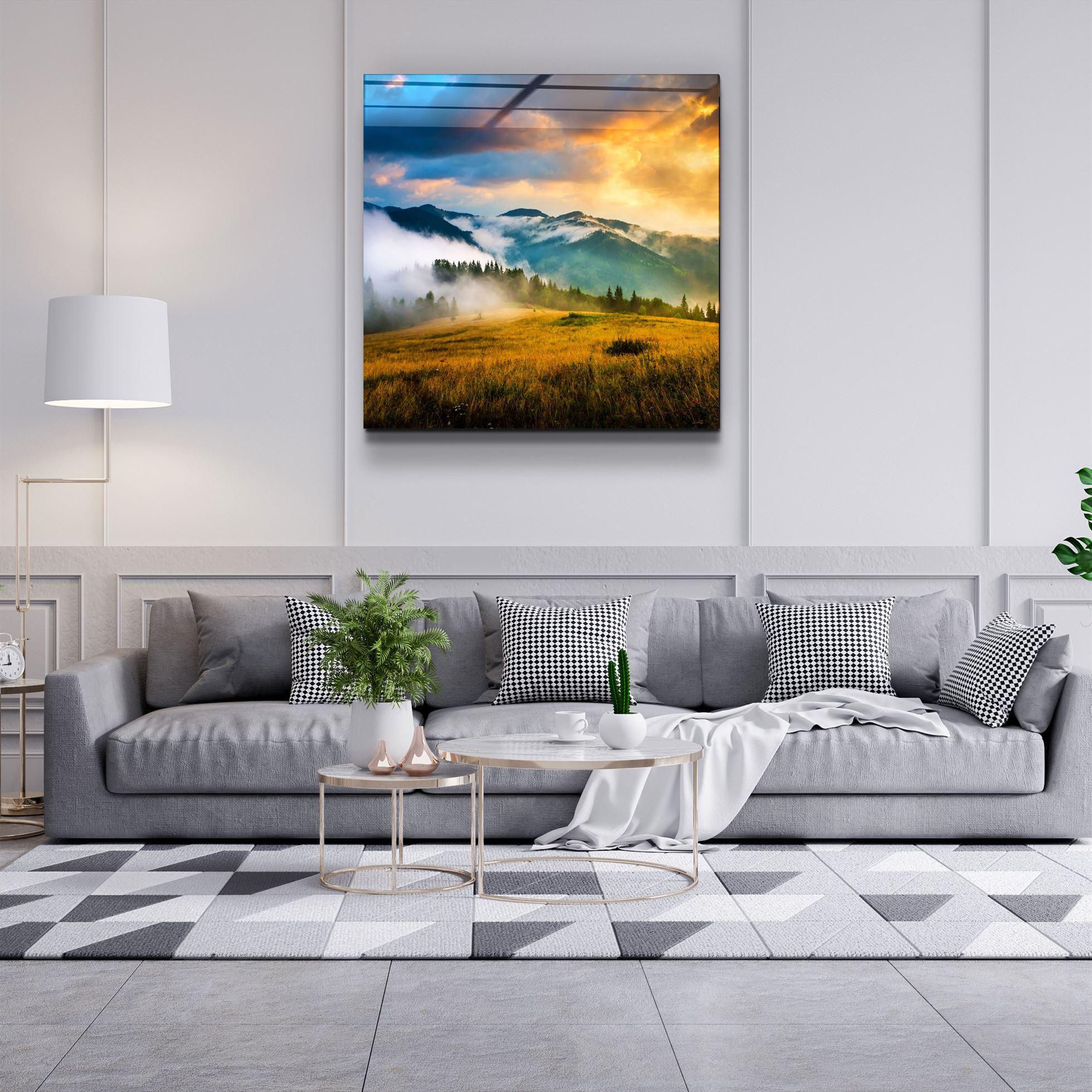 ・"Valley"・Glass Wall Art - ArtDesigna Glass Printing Wall Art