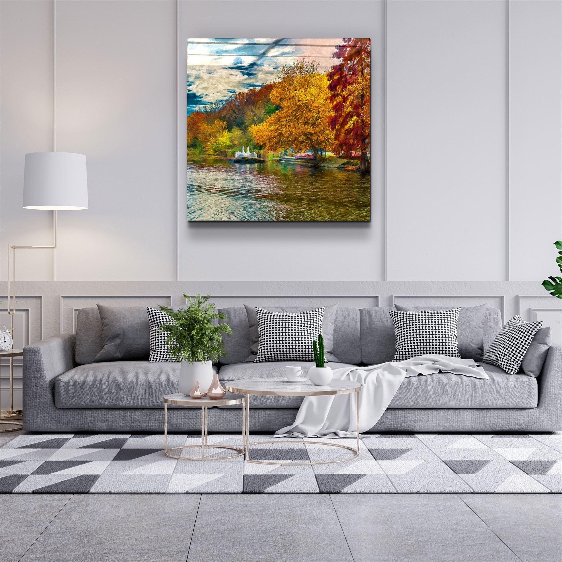 ・"Lake"・Glass Wall Art - ArtDesigna Glass Printing Wall Art