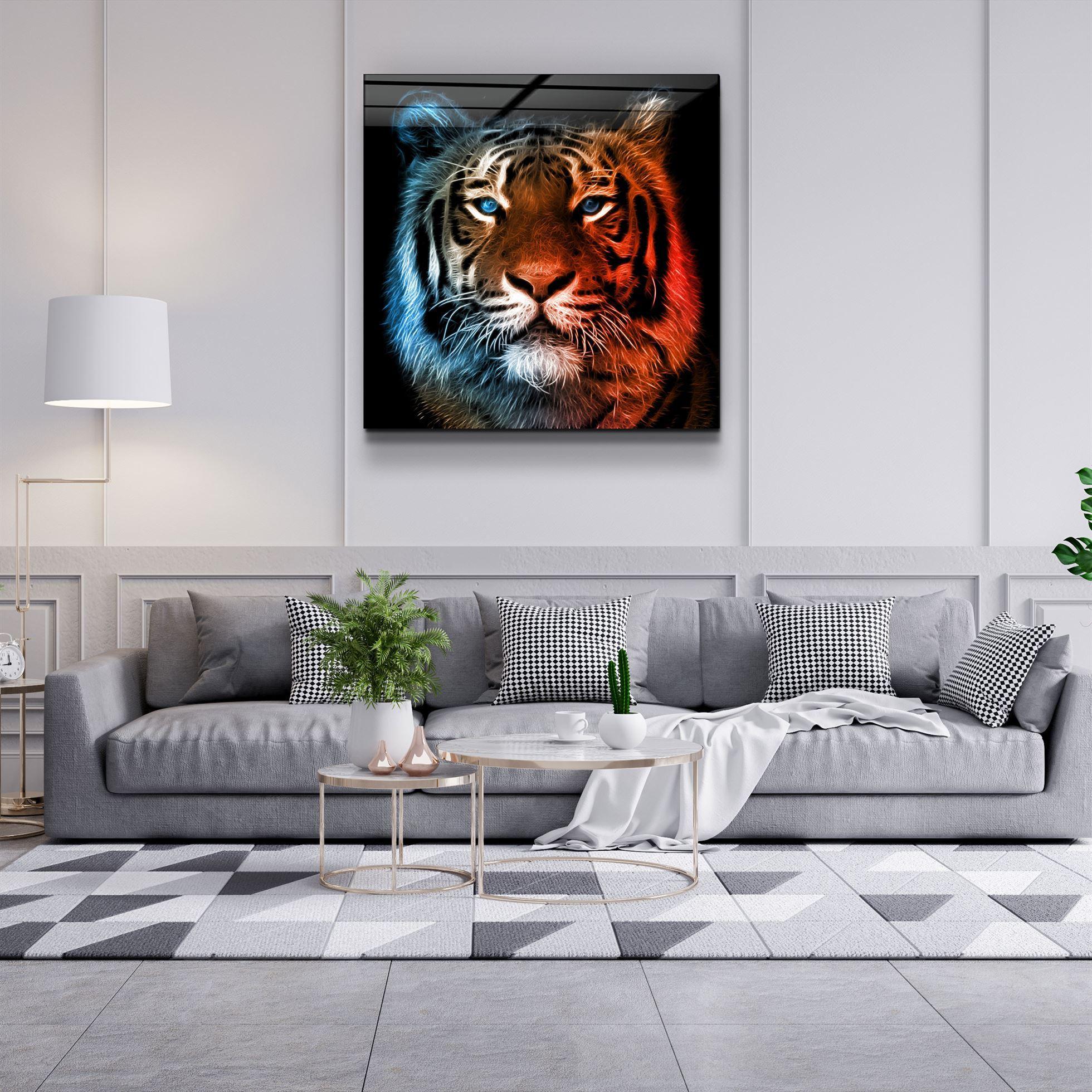 Fierce Beauty | Glass Wall Art - Artdesigna