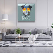 ・"Dog"・Glass Wall Art - ArtDesigna Glass Printing Wall Art