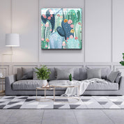 ・"Cactus"・Glass Wall Art - ArtDesigna Glass Printing Wall Art