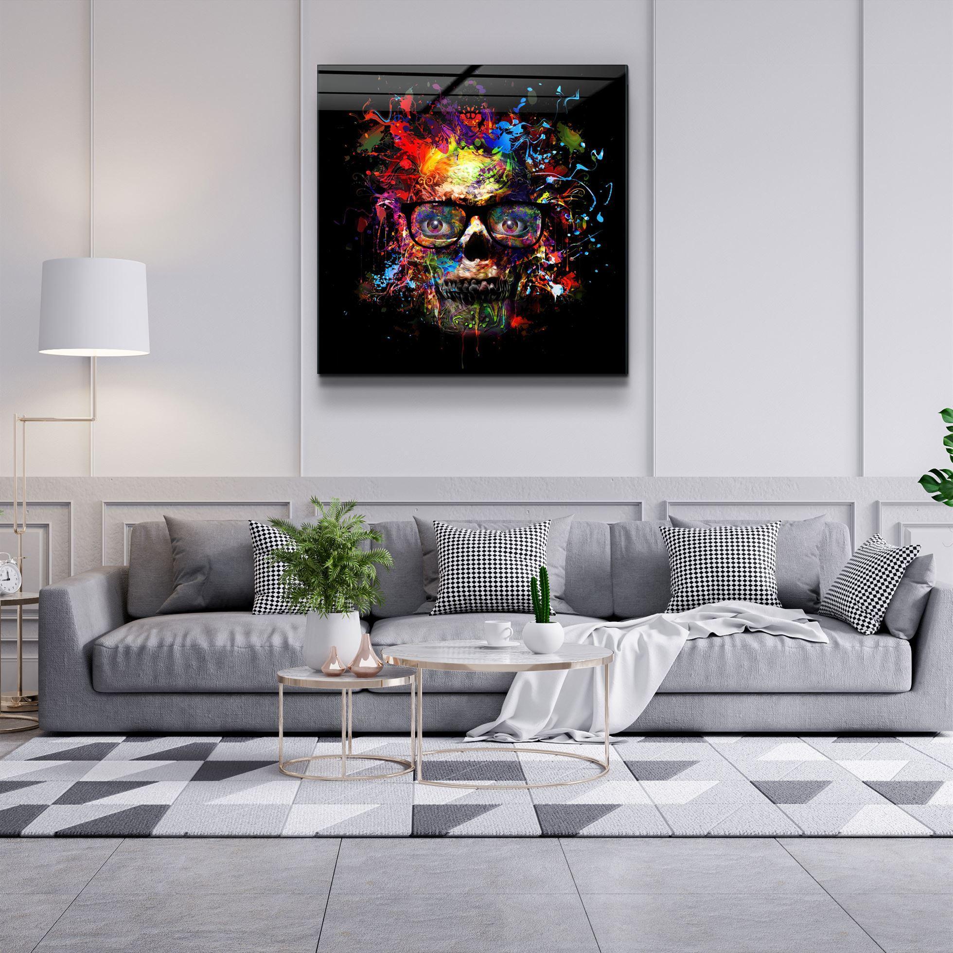 ・"Skeleton"・Glass Wall Art - ArtDesigna Glass Printing Wall Art