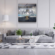 ・"Abstractface"・Glass Wall Art - ArtDesigna Glass Printing Wall Art