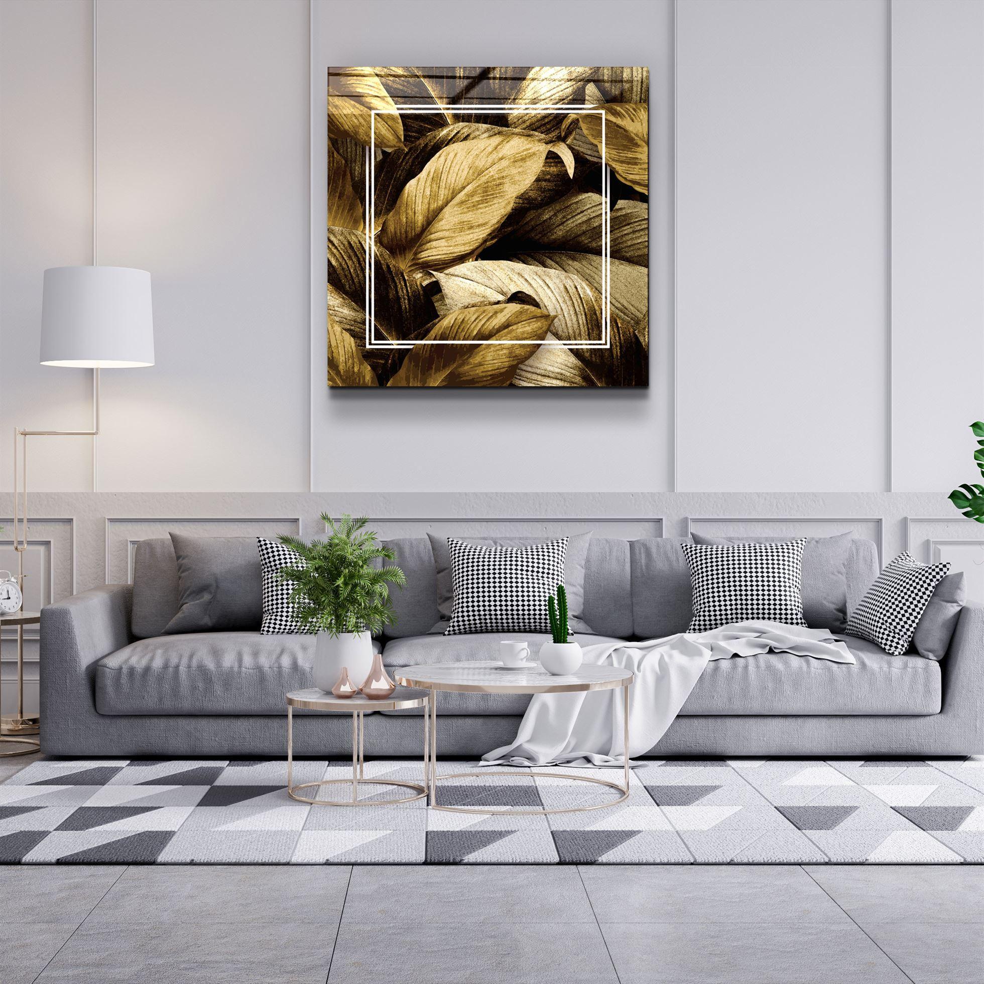 ・"Leaves "・Glass Wall Art - ArtDesigna Glass Printing Wall Art