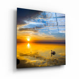 Sunset | Glass Wall Art