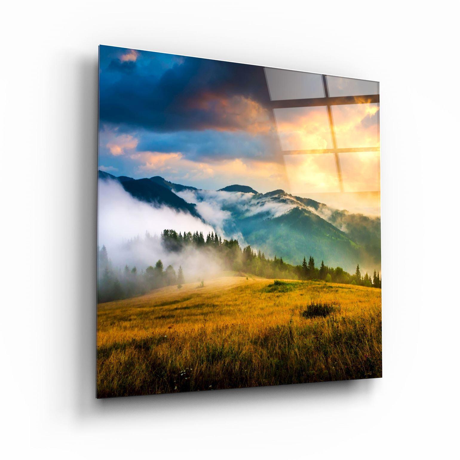・"Valley"・Glass Wall Art - ArtDesigna Glass Printing Wall Art