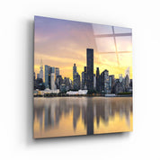 ・"Downtown (City Center)"・Glass Wall Art - ArtDesigna Glass Printing Wall Art