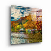 ・"Lake"・Glass Wall Art - ArtDesigna Glass Printing Wall Art