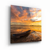 ・"Lake"・Glass Wall Art - ArtDesigna Glass Printing Wall Art