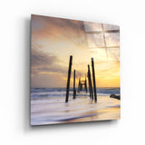 Ruined Dock | Glass Wall Art