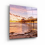 ・"Quay of Tranquility"・Glass Wall Art