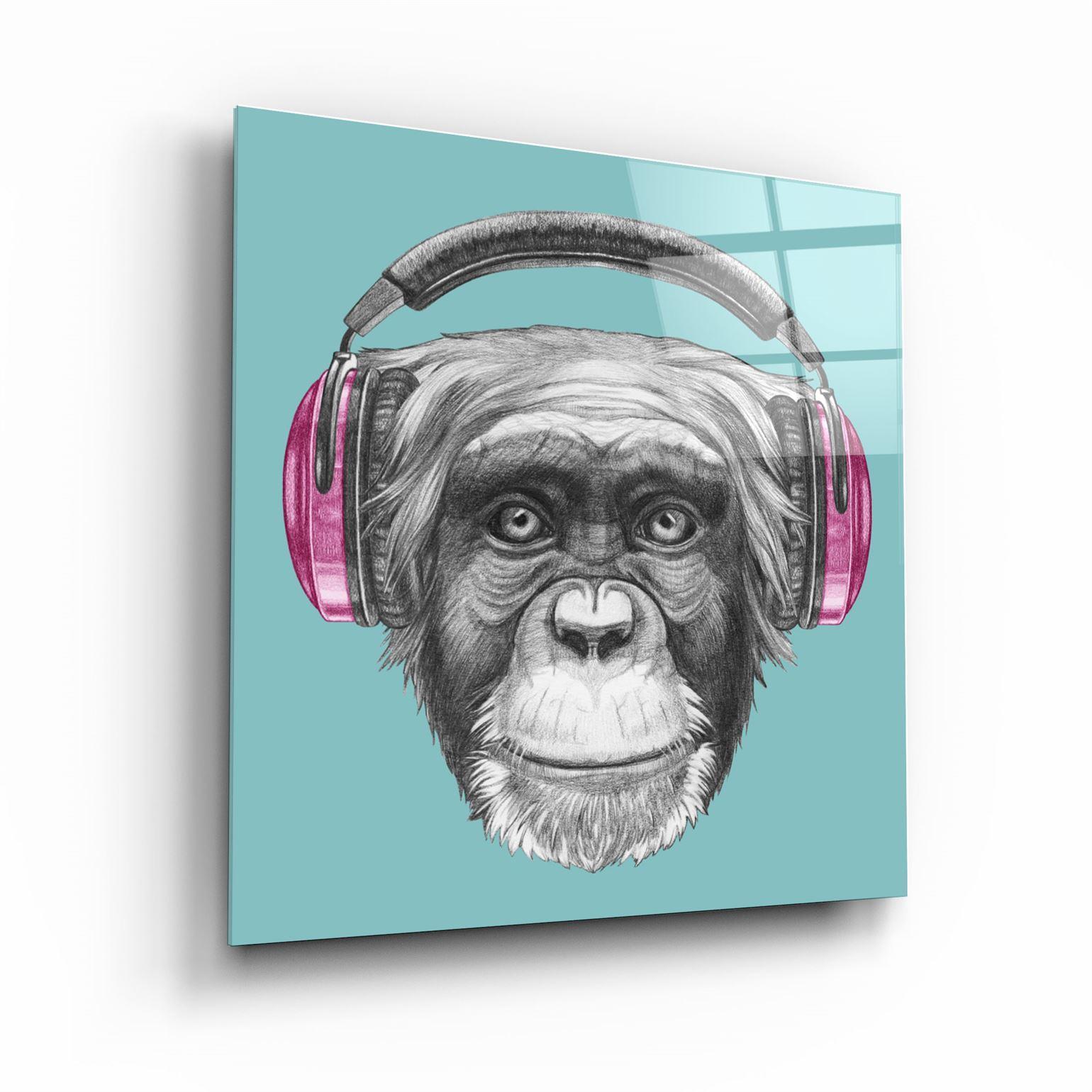 ・"Monkey"・Glass Wall Art - ArtDesigna Glass Printing Wall Art