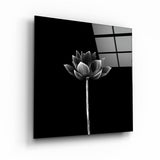 Silent Bloom | Glass Wall Art