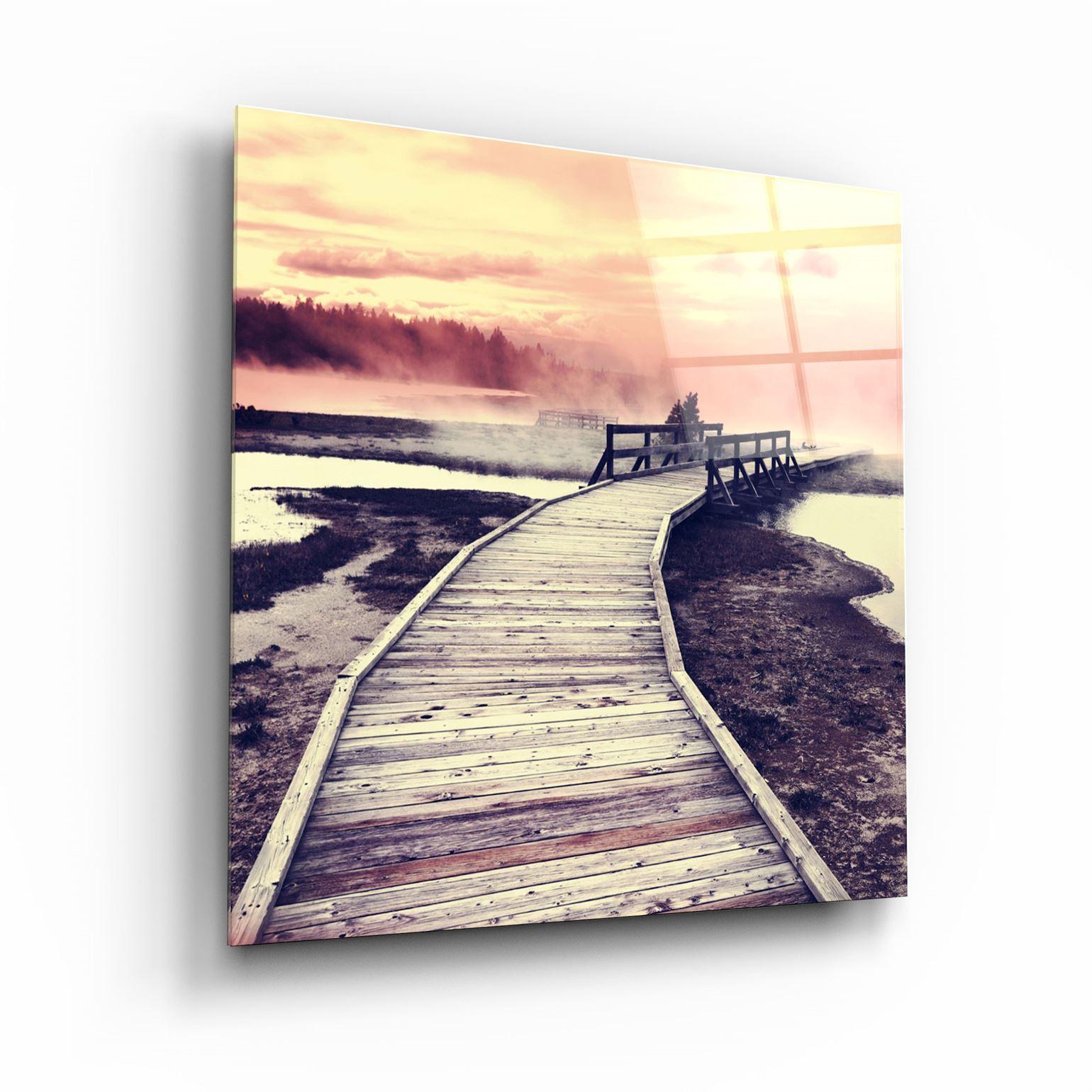 ・"Sunset Landscape"・Glass Wall Art - ArtDesigna Glass Printing Wall Art