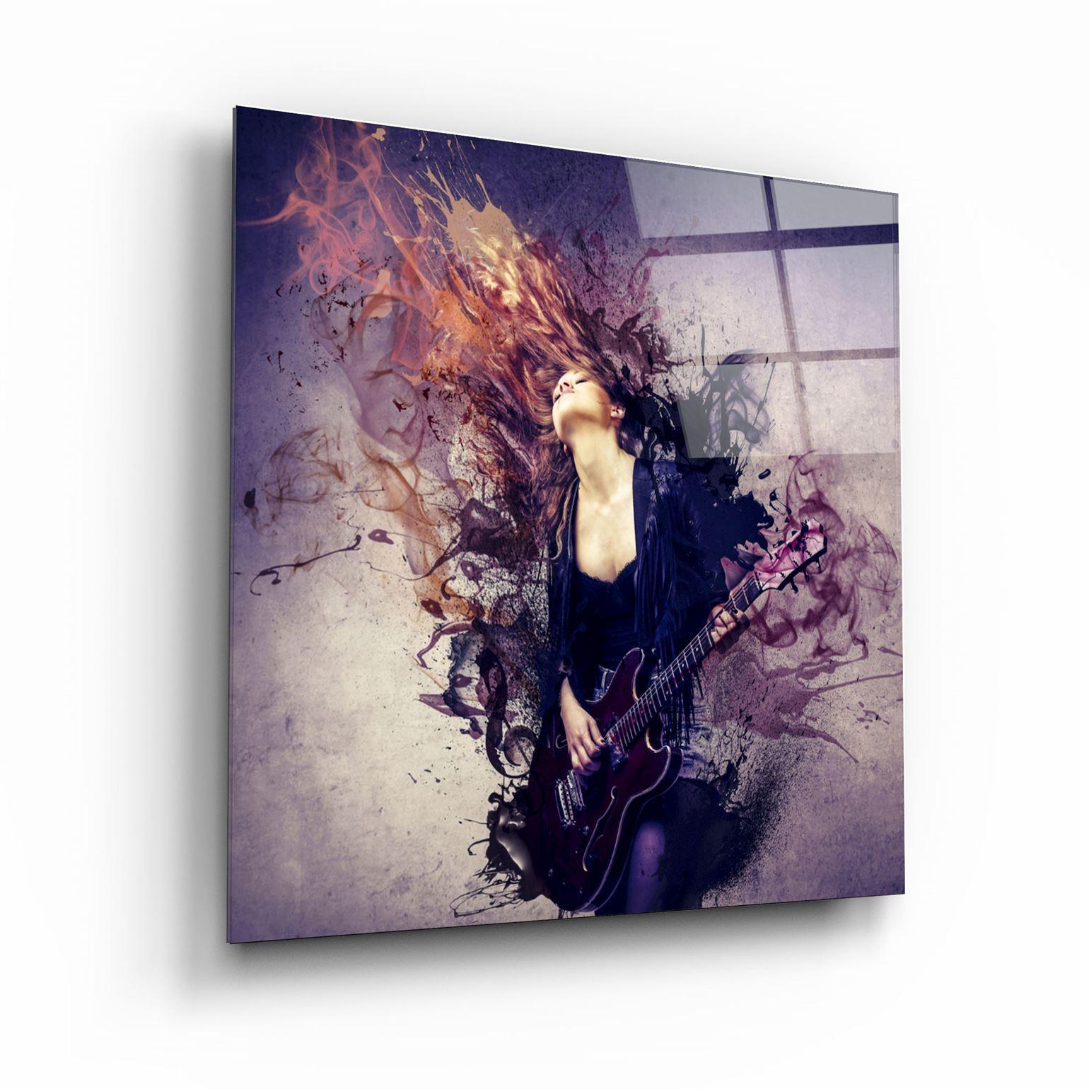 ・"Rockinky"・Glass Wall Art - ArtDesigna Glass Printing Wall Art