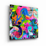 ・"Color Mix"・Glass Wall Art