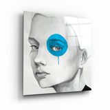 Blue Eye | Glass Wall Art