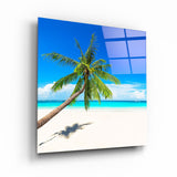・"Palm Beach - Eternal Paradise"・Glass Wall Art