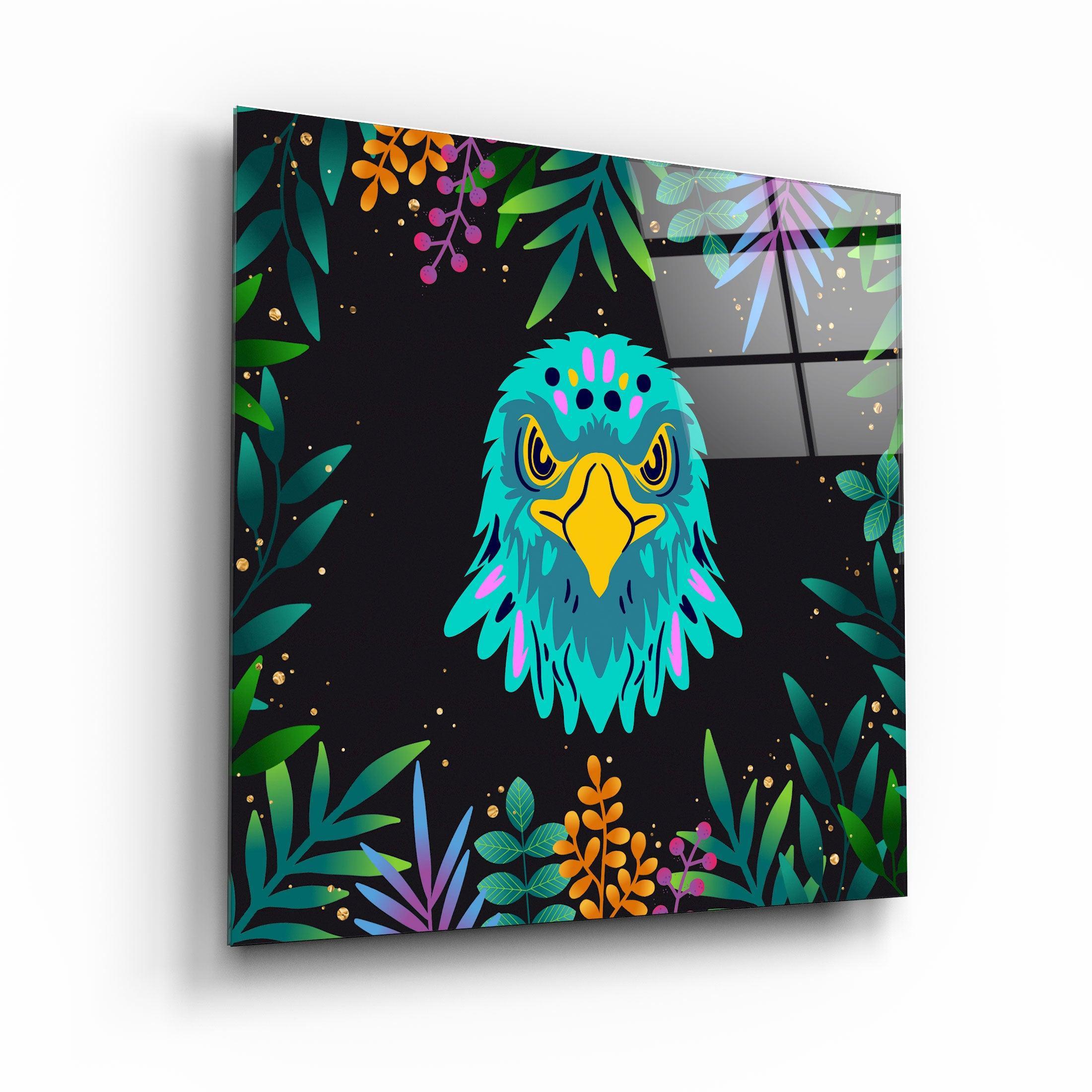 ・"Animal Republic-Eagle"・Designers Collection Glass Wall Art - ArtDesigna Glass Printing Wall Art