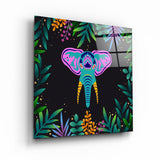 Animal Republic-Elephant | Glass Wall Art