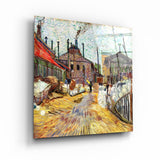 The Factory (1887) by Vincent Van Gogh | Glass Wall Art
