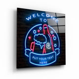 Custom Printing | Your Bar-Pub-Club Glass Wall Art