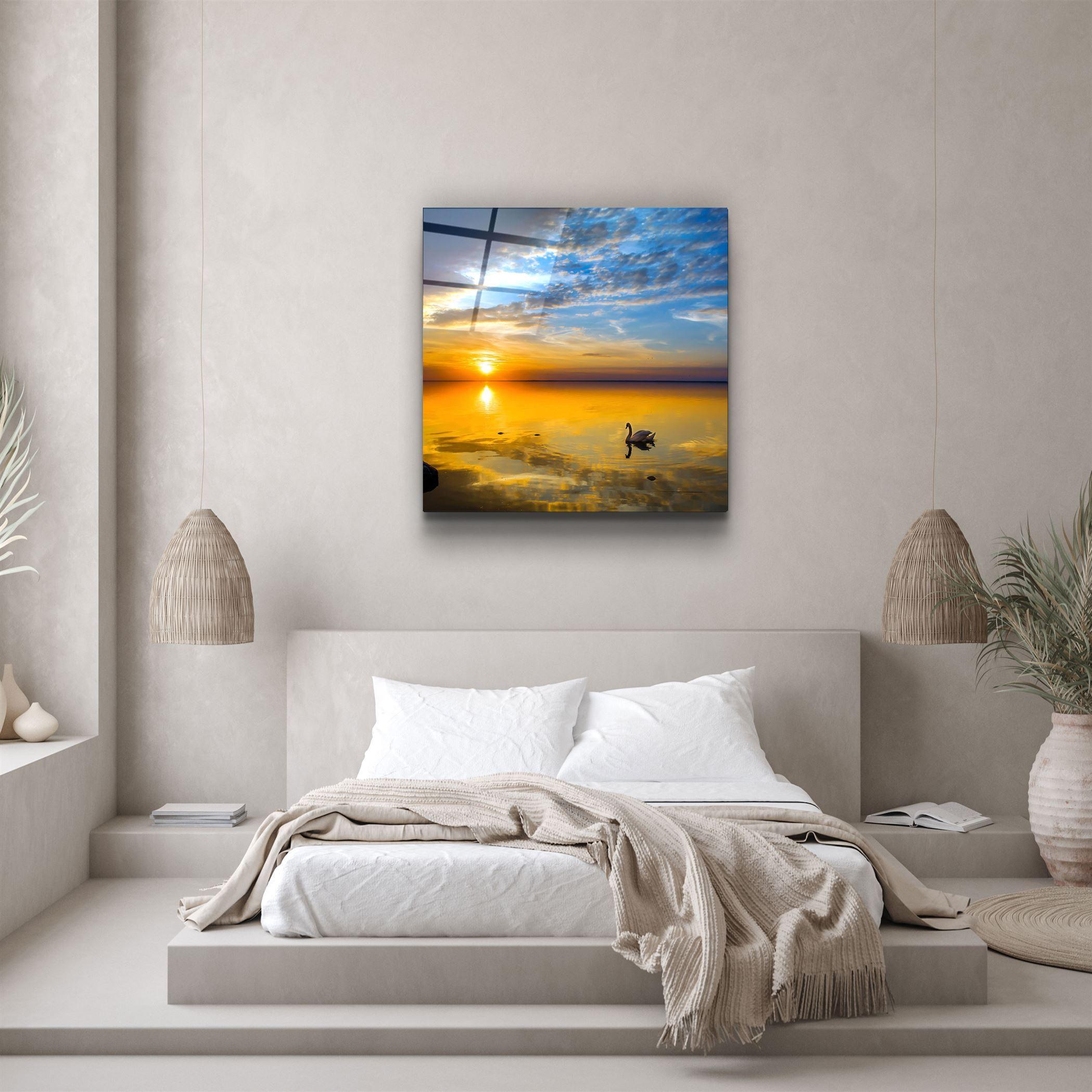 ・"Sunset"・Glass Wall Art - ArtDesigna Glass Printing Wall Art