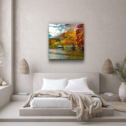 ・"Lake"・Glass Wall Art - ArtDesigna Glass Printing Wall Art