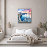 ・"Red Sunset"・Glass Wall Art - ArtDesigna Glass Printing Wall Art