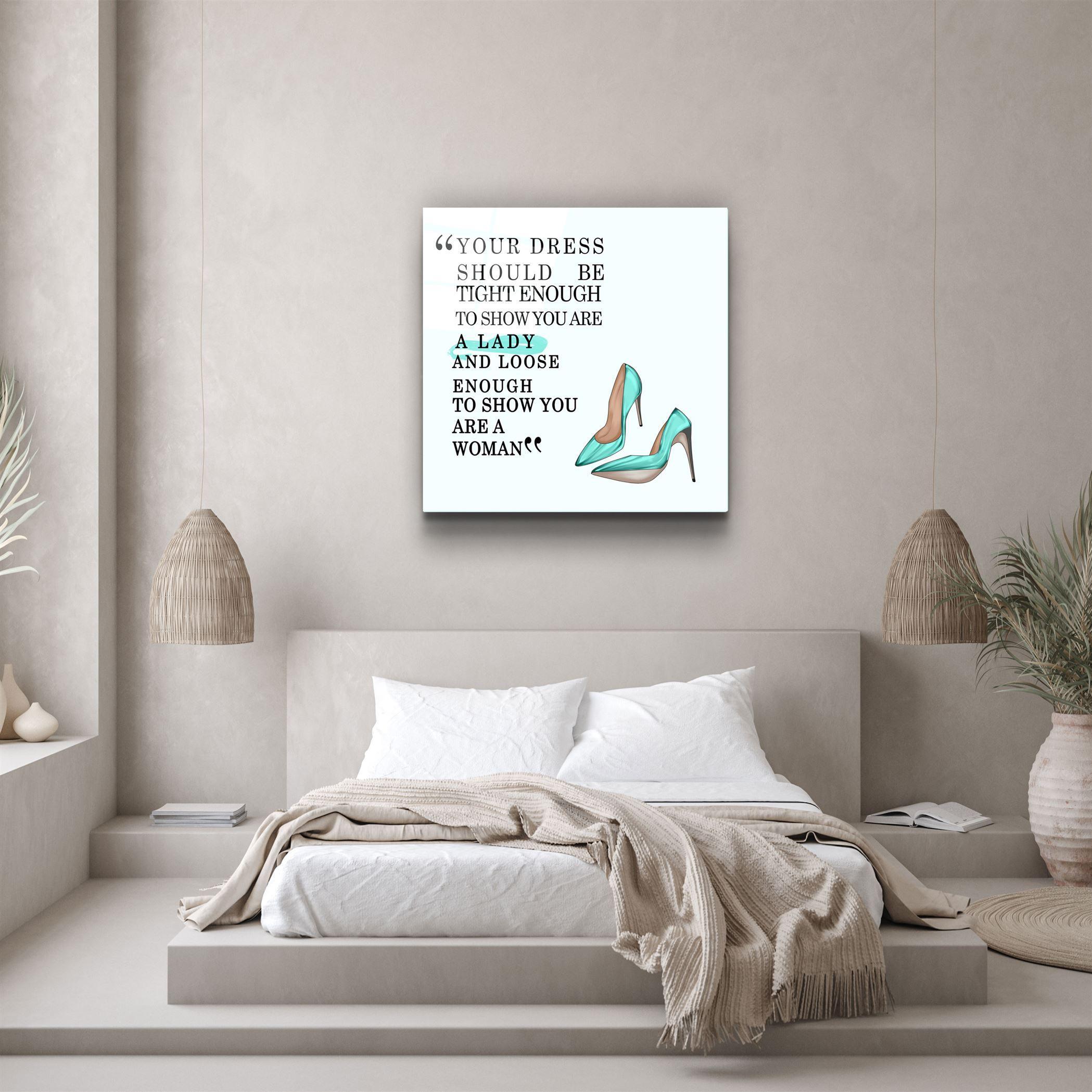 ・"Dress"・Glass Wall Art - ArtDesigna Glass Printing Wall Art