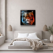 Fierce Beauty | Glass Wall Art - Artdesigna