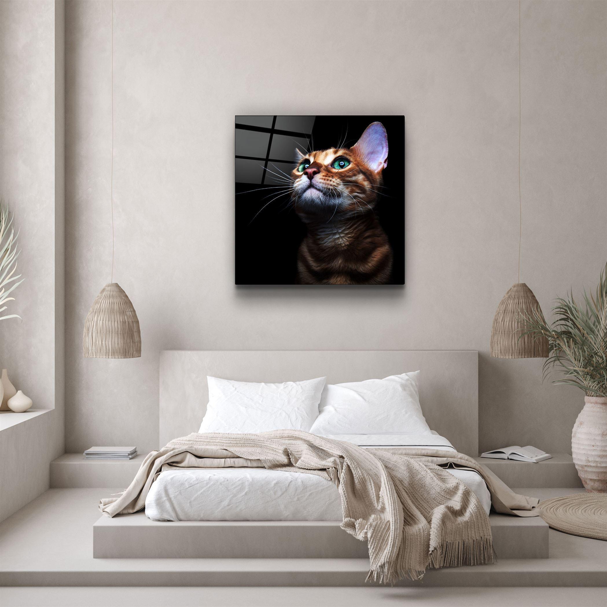 ・"Kitten"・Glass Wall Art - ArtDesigna Glass Printing Wall Art