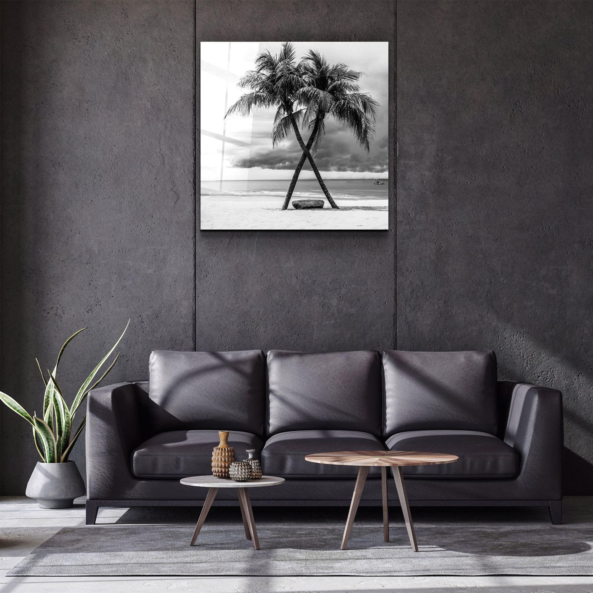 ・"Palm Trees"・Glass Wall Art - ArtDesigna Glass Printing Wall Art