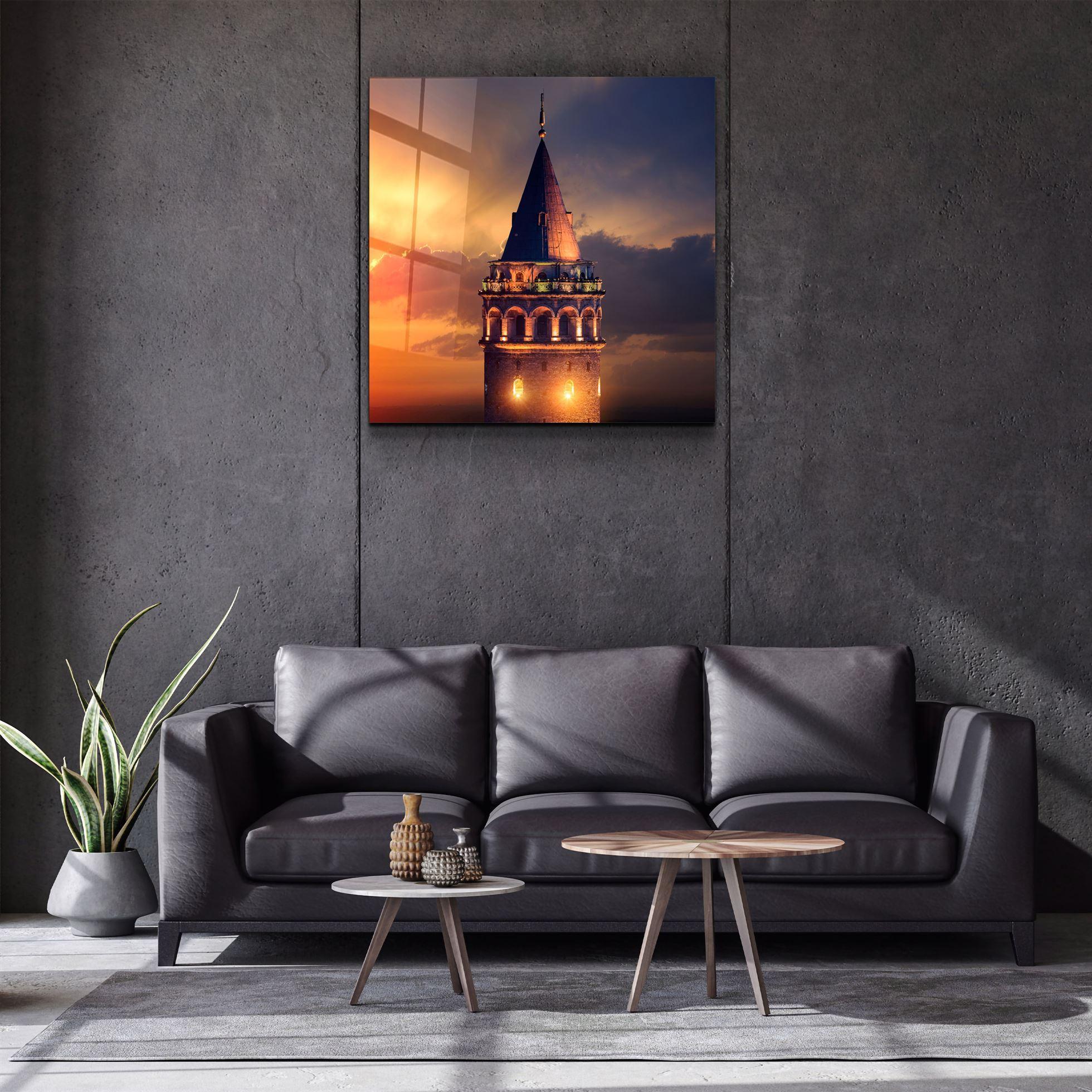 ・"Galata Tower"・Glass Wall Art - ArtDesigna Glass Printing Wall Art