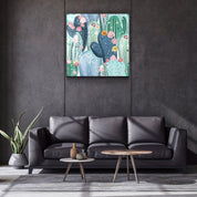 ・"Cactus"・Glass Wall Art - ArtDesigna Glass Printing Wall Art