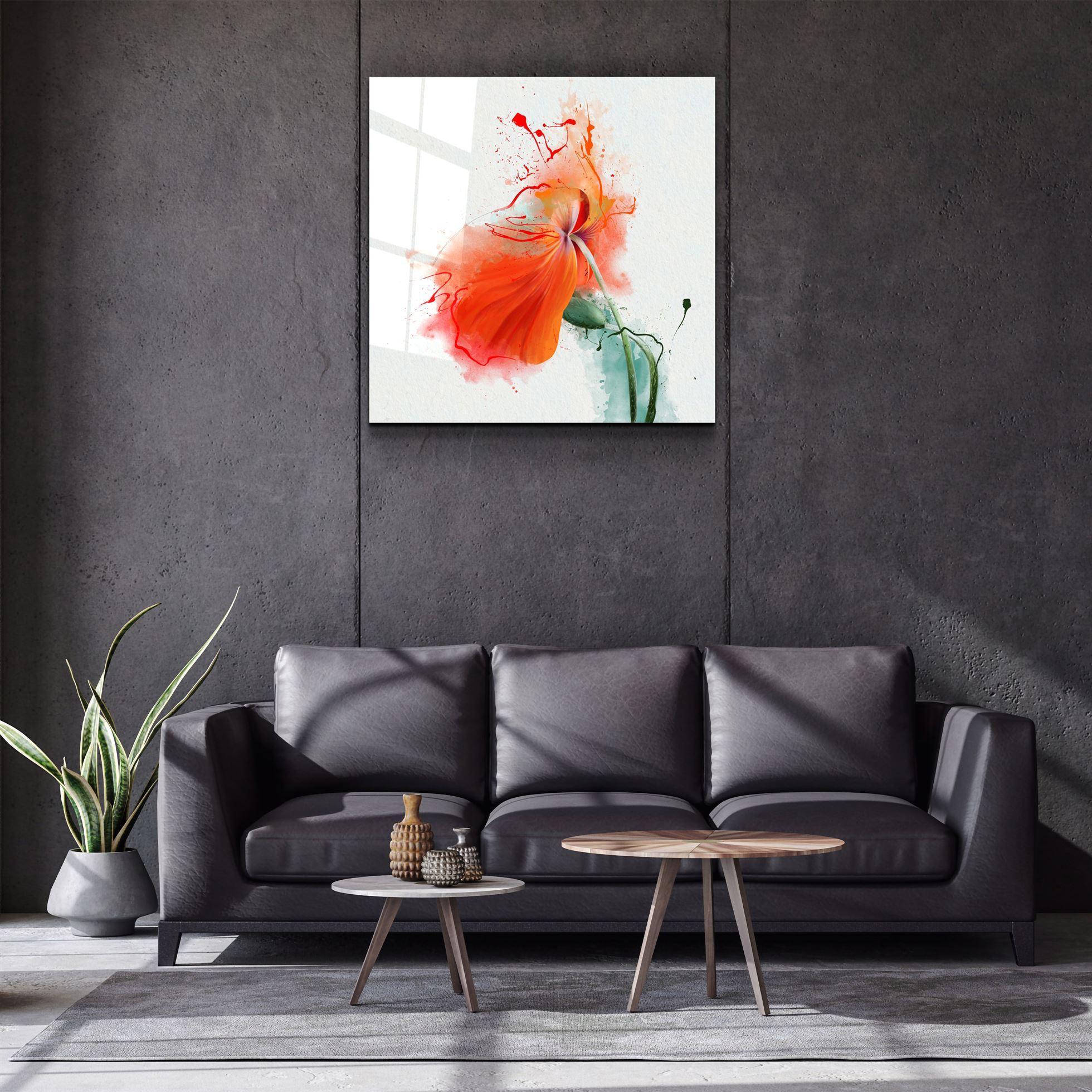 ・"Flower"・Glass Wall Art - ArtDesigna Glass Printing Wall Art