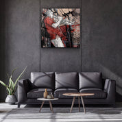 ・"Abstract Musician V2"・Glass Wall Art - ArtDesigna Glass Printing Wall Art
