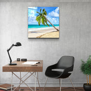 ・"Palm Tree"・Glass Wall Art - ArtDesigna Glass Printing Wall Art