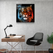 Fierce Beauty | Glass Wall Art - Artdesigna