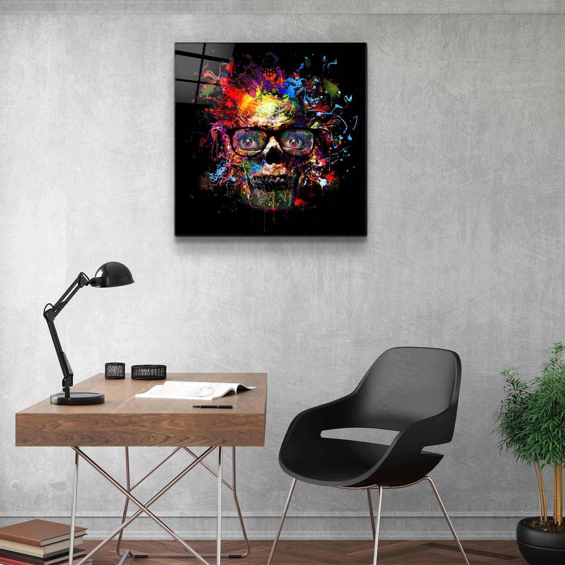 ・"Skeleton"・Glass Wall Art - ArtDesigna Glass Printing Wall Art