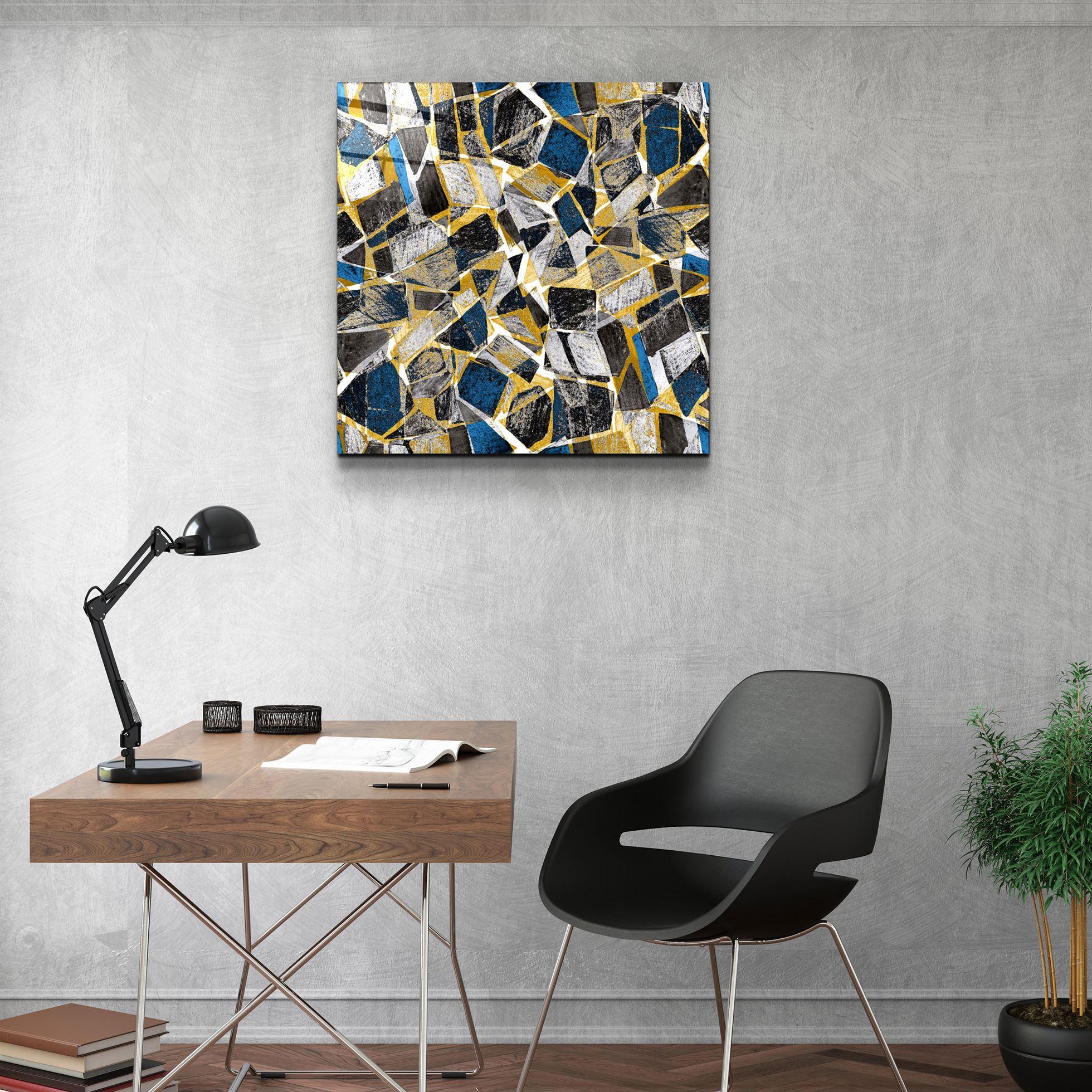 ・"Abstractstone"・Glass Wall Art - ArtDesigna Glass Printing Wall Art