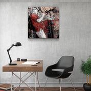 ・"Abstract Musician V2"・Glass Wall Art - ArtDesigna Glass Printing Wall Art