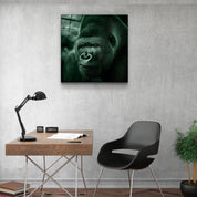 ・"Gorilla"・Glass Wall Art - ArtDesigna Glass Printing Wall Art