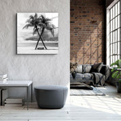 ・"Palm Trees"・Glass Wall Art - ArtDesigna Glass Printing Wall Art
