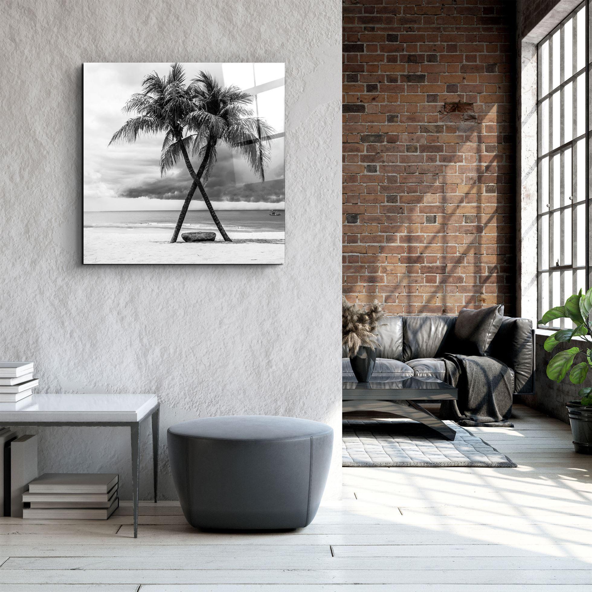 ・"Palm Trees"・Glass Wall Art - ArtDesigna Glass Printing Wall Art